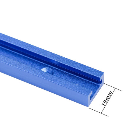 TEBAK W-02 Woodworking 19 T-tracks Double-Cut Profile Universal T-Track With Predrilled Mounting Holes