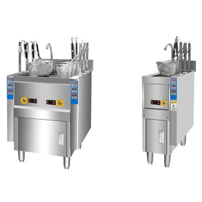 Noodle Boiler Boiler Six-pot Pasta Cooker Basket Electric Pasta Cooker Noodle Cooking Machine Snacks Cooker Cooking Equipment