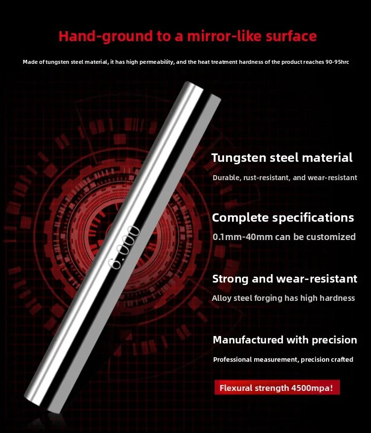 Stop gauge PIN gauge measuring rod gauge Measuring Pin Plug Gauge Tension Measuring Flush Metric Pin Gage Set Hole Check Gauge