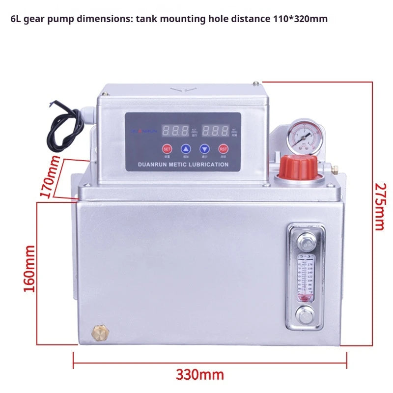 Original Lube Grease Pump 6L 8L Central Oil Lubrication Pump Automatic Oil Lube Lubrication Pump System