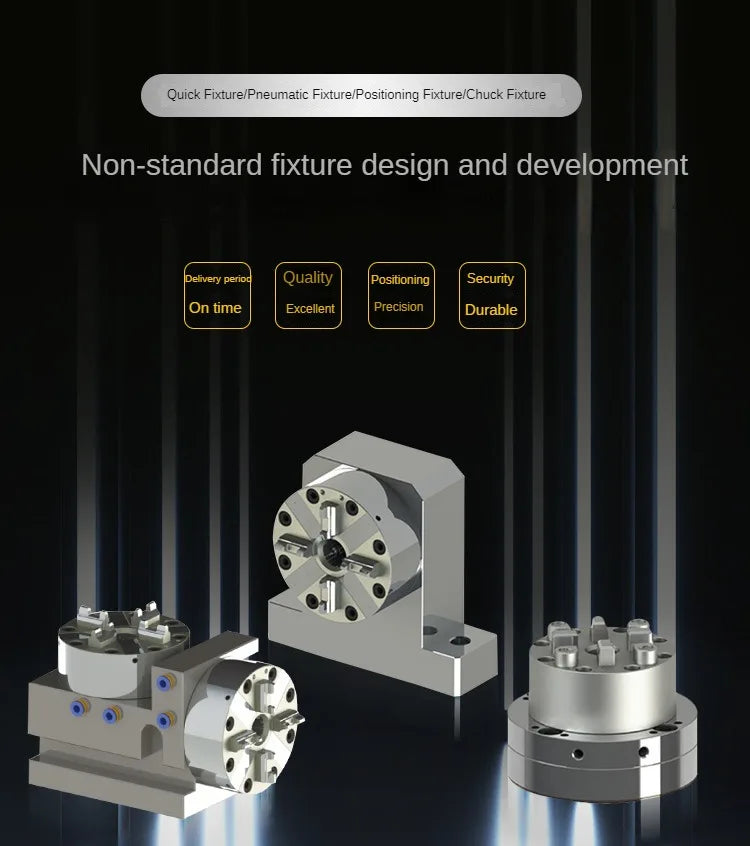 Tebak Precision Stainless Steel 60*60 mm  square Manual Quick Chuck with Locking Screw