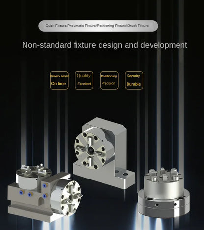 Tebak Precision Stainless Steel 60*60 mm  square Manual Quick Chuck with Locking Screw