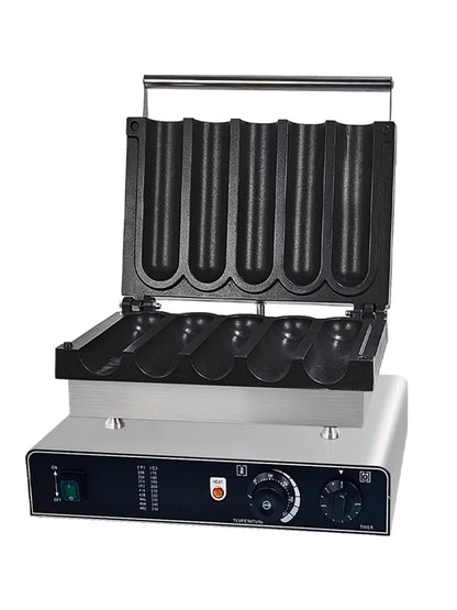 TEBAK Heating Chicken Rolling Machine Two Grids Five Grids Roll Machine Commercial Chicken Wraps Toaster With Digital Display