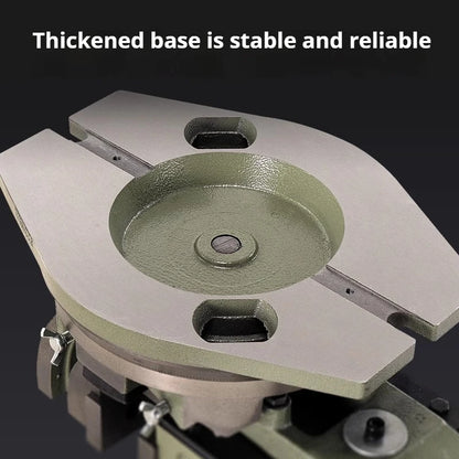 Milling Machine Tiltable Vise, 360-degree Rotating Inclined Bench Vise, 5-inch, 6-inch, 8-inch Heavy-duty Machine Flat Jaw Vise