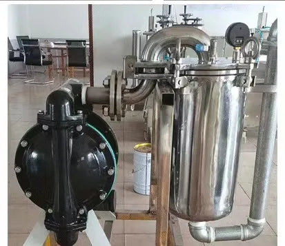 XSH-5 TEBAK High Efficiency Paint Filter Diaphragm Pump Coating Ink Liquid Fertilizer Filtering Machine
