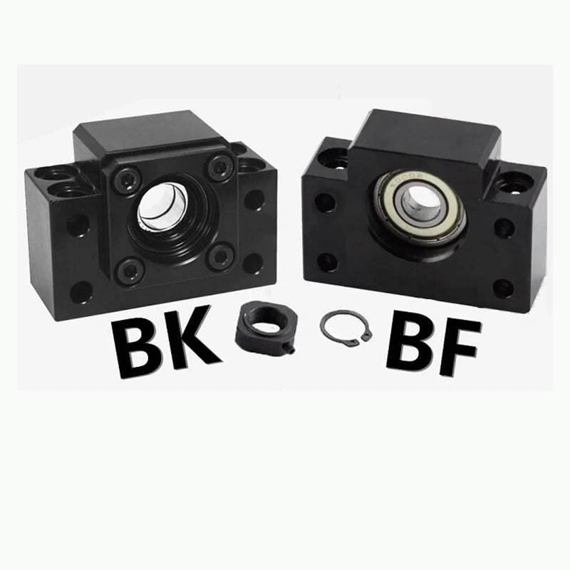 TEBAK D-03 SFU1605 SFU1604 Ballscrew Ball Screw End Support FK12 Fixed Side FF12 FK10 FK 10 FK15 FK15 FF20FK20 Floated Side