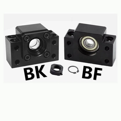 TEBAK D-03 SFU1605 SFU1604 Ballscrew Ball Screw End Support FK12 Fixed Side FF12 FK10 FK 10 FK15 FK15 FF20FK20 Floated Side
