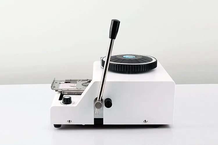 TEBAK Metal Dog Tag Manual Name Engraving Characters Small Manual Stainless Teel ID Tag Engraving Metal Embossing Machine