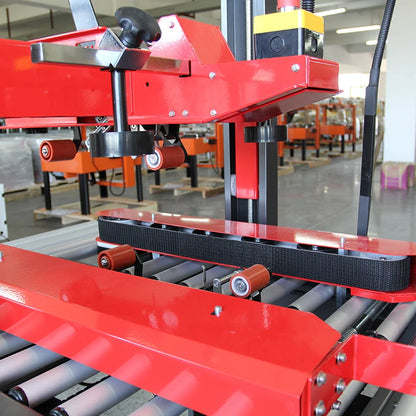 A TEBAK Mini Box Carton Sealer Small Box Carton Sealing Machine  Case Sealer Automatic Carton Sealer