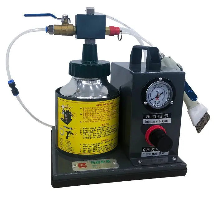 Automatic Pneumatic Double Head Glue Filling Machine Spray Machine Shoe Leather Brush Glue Machine