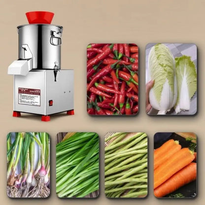 Cutting Machine Vegetable Chopper Electric Meat Grinder Stainless Steel Vegetable Chopping Machine Commercial Vegetable Crusher