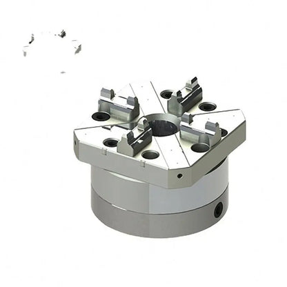 TEBAK HPEDM High Performance Pneumatic Collet Chuck Die Steel square 4 Jaw Single Head Pneumatic Chuck for Pipe Clamp Machine