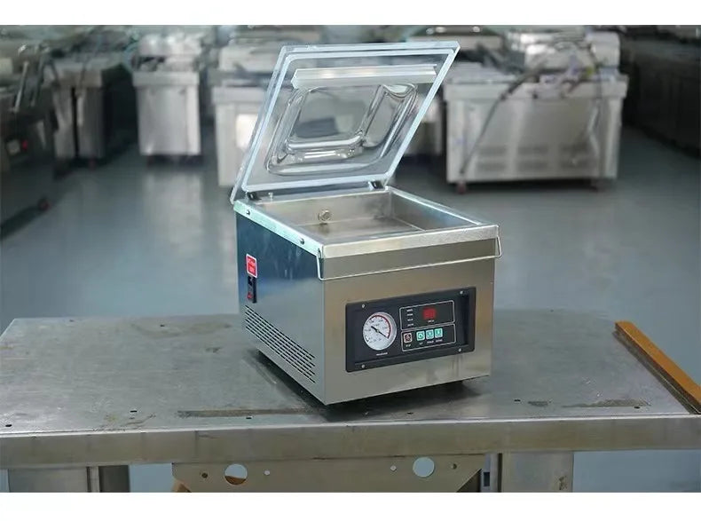 TEBAK Commercial Desktop Custom Vacuum Sealer Fruit Meat Beef Oil Powder Coffee Rice Small Vacuum Packaging Machine