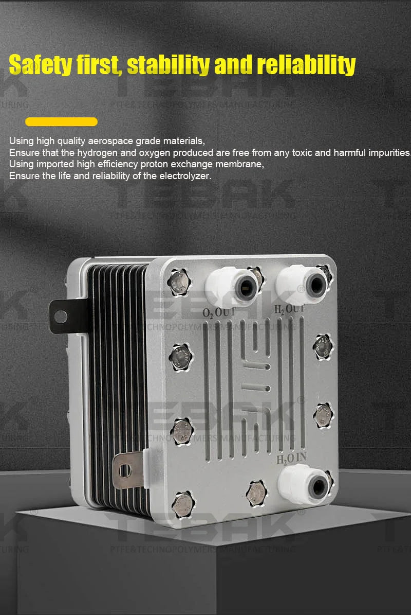 Hydrogen Generator PEM Technology Hydrogen Water Electrolysis Electrolyzer Hydrogen Generator Cell Electrolyze 1000Ml 6000Ml/Min