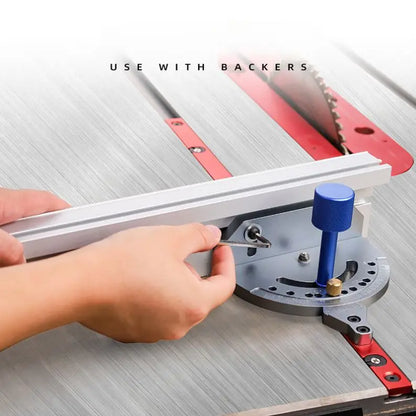 TEBAK W-53 Miter Gauge Carpenter Woodworking Angle Push Ruler Table Saw Universal Push Handle Craftsman Tool Woodworker Sawing