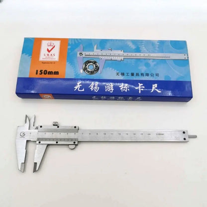 TEBAK High Precision 0-150MM 6 Inch/150mm Vernier Caliper Stainless Steel 300 Mm Calibrador Vernier 0-300mm Pie De Rey