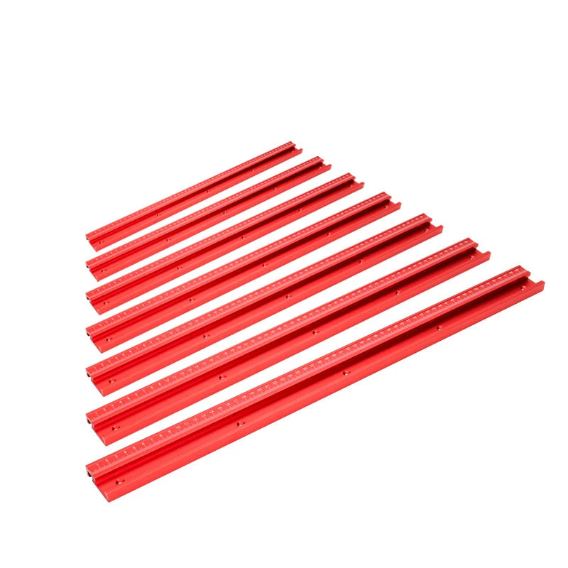 TEBAK W-05 Track Woodworking Saw Table Workbench DIY Tools 45-type Chute T Track With Scale Aluminum Alloy T-tracks Slot Miter