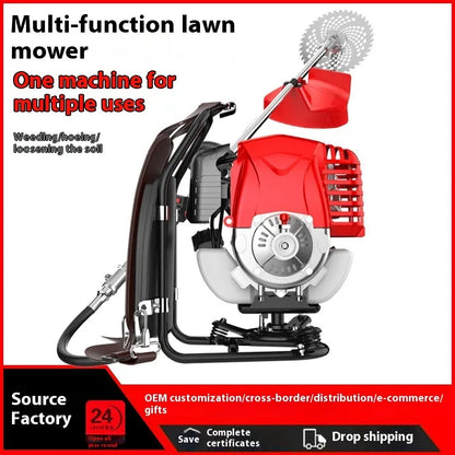 Tebak Professional Gasoline 4-Stroke Backpack Brush Cutter GX35 Multi Function Grass Cutter 9 in 1 Tree Cutter Mini