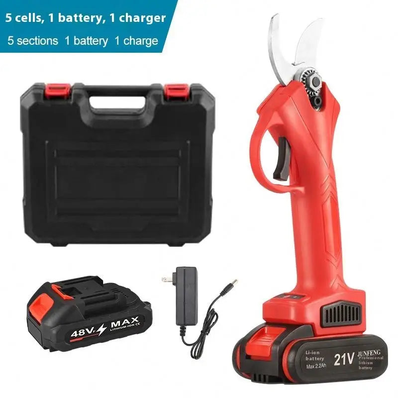 TEBAK Factory Electric Scissors Fruit Tree Rechargeable Tree Pruning Lithium Battery Garden Pruning Device