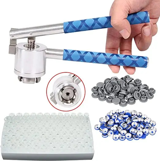 TEBAK 10ml 20ml Manual Glass Vial Perfume Bottle Aluminum Glass Bottle Cap Sealing Machine