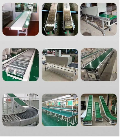 Factory Custom Pvc Belt Conveyor Automatic Belt Conveyor System Assembly Production Line