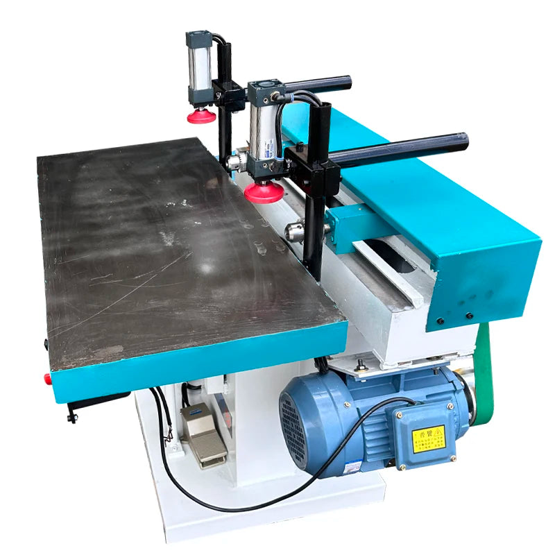 A TEBAK Woodworking Horizontal Three Head Drill Hole Punch Side Hole Drilling Machine