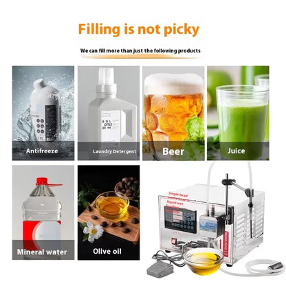 TEBAK XK-780 SemiAutomatic Electrical Commercial Bottle Digital Control Pump Laundry Deterge Oil Beverage Liquid Filling Machine