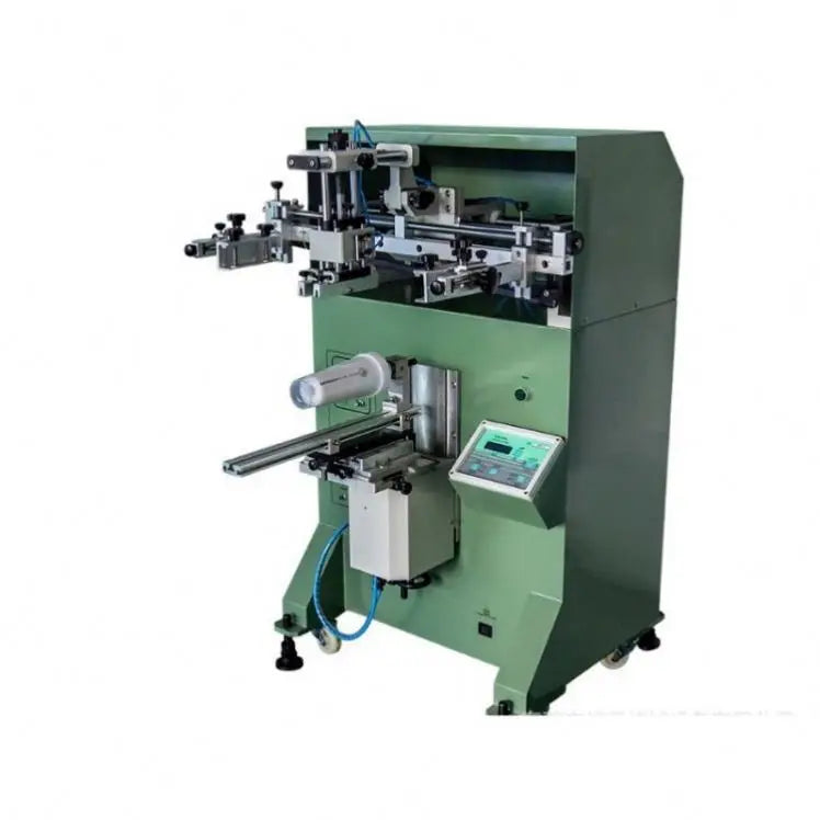 Screen Printing Machine Paper Cup Curved Cylindrical Drum Circular Printing Machine Screen-Process Press Printing Equipment