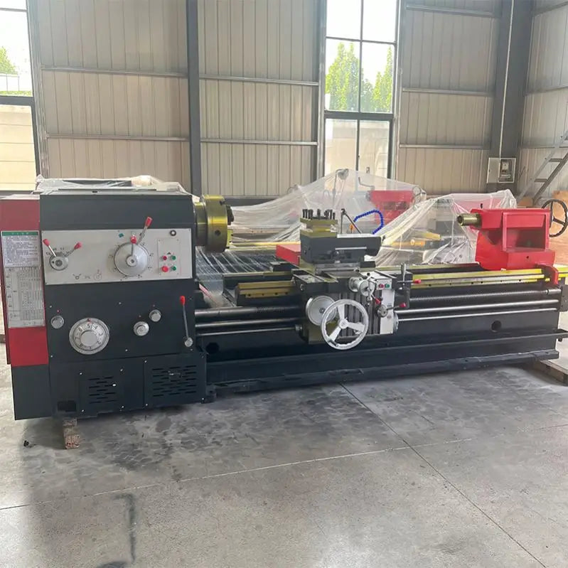 TEBAK Internal External Turning Taper Turning End Facing Other Heavy Duty Multi-functional Metal Horizontal Hand Lathe CW6180