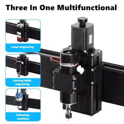 TEBAK Latest Upgrade GRBL Control 3 Axis CNC 4540Plus Wood Router CNC Milling Machine Cutting Machine for Metal Aluminum Copper