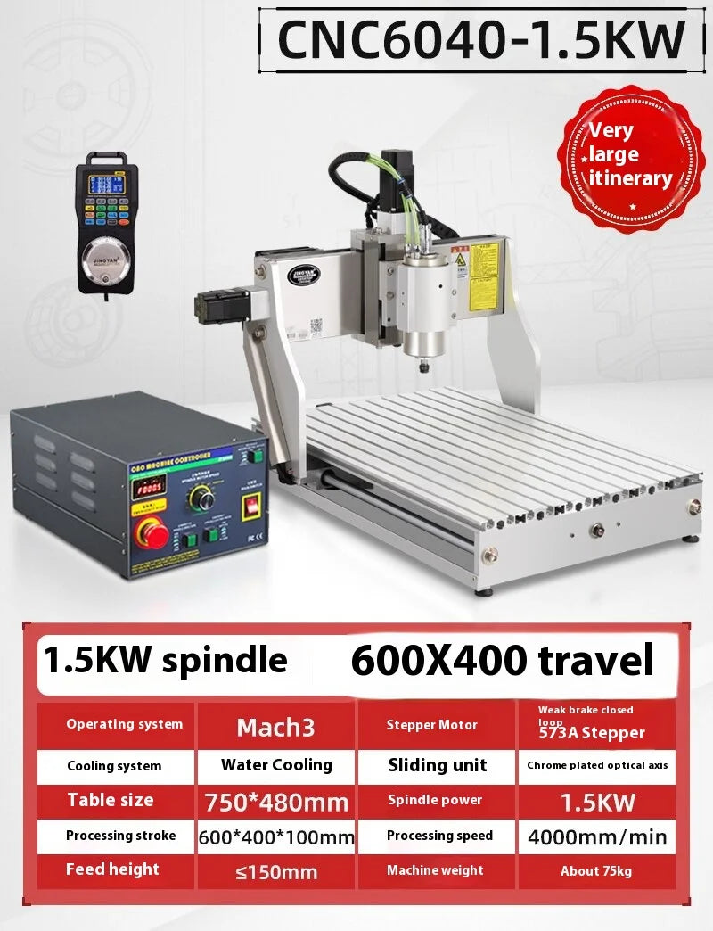TEBAK JY-04 Wood CNC Router Engraver Industrial Engraving Machine 6040 1.5kw 2.2kw Milling Machine  Industrial Engraving Machine