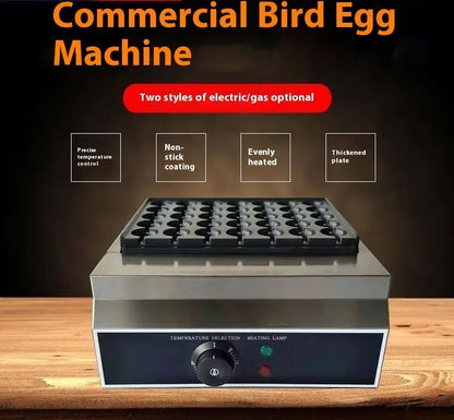 Commercial Electric Quail Egg Roasting Machine Bird Eggs Furnace Baking Grill 35 Holes Lpg Gas Quail Eggs Cooking Machine