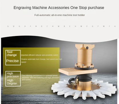 TEBAK CNC Tool Magazine ISO30 Automatic Tool Change Engraving Milling Machine 8/12/16/20/24 Machine Tools Accessories