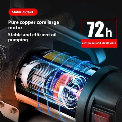 TEBAK Pump Electric diesel 12v Volt 24V220V High Power Gun Stop Pump Stop Self-priming Self-stop Refueling Gun