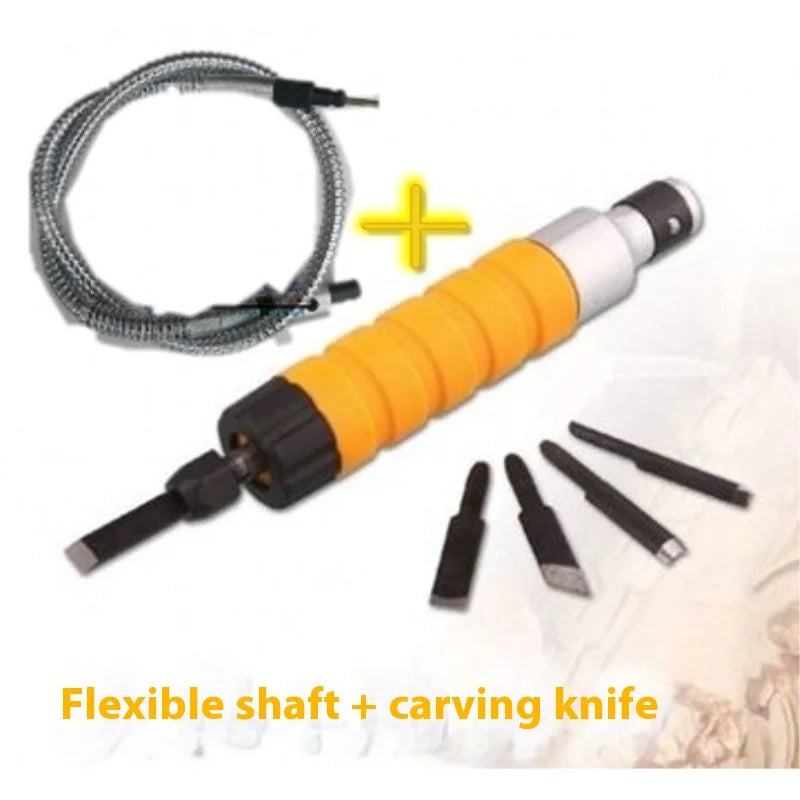 TEBAK Electric Furniture Carpenter Root Carving Knife Tool Chisel Carving Chisel Single Carving Chisel