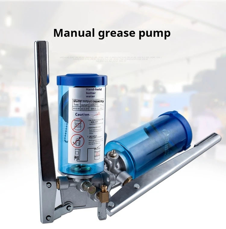 Manual hydraulic Pump LSG-05 LSG-08 Series Manual Lubricating Pump Hand Operated Grease Lubricator 6mm Outlet 500CC 800CC