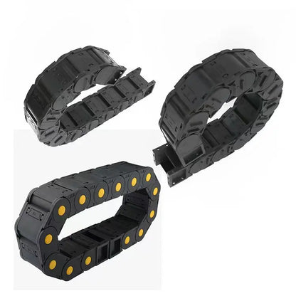 TEBAK Engraving Machine and Machine Tool Accessories Nylon Plastic Drag Chain Engineering Carrier Cable Drag Chain