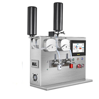 TEBAK Automatic Digital Control UV Gel Glue Nail Polish Glue Mascara Lipstick Double Head Quantitative Weighing Filling Machine