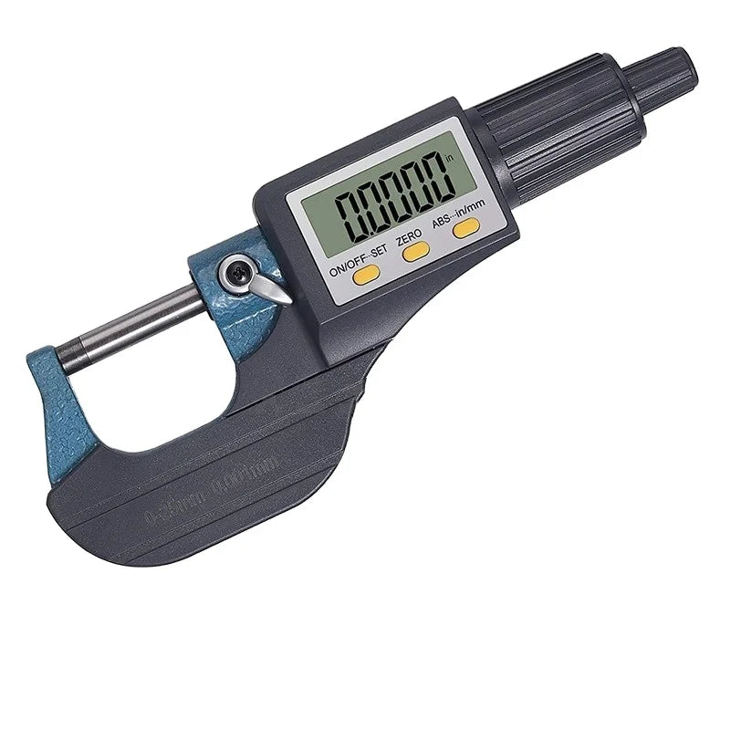 Machine tool accessories Digital External Micrometer 0-25 MM Measuring Range 0.001 MM Accuracy Micron Thickness Measuring Tool