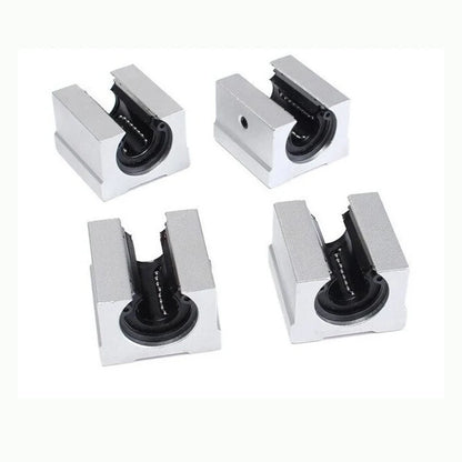 TEBAK D-17 SBR12UU SBR16UU SBR20UU Plastic Linear Bearing Housings Open Block Linear Bearing Slide  Ball Bearing Pillow Block