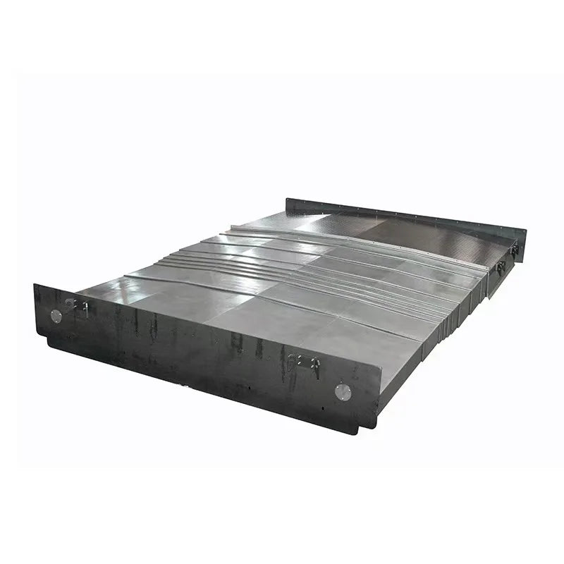 TEBAK Stainless Steel Armoured Accordion Protective CNC Bellow Cover  With Lamellas