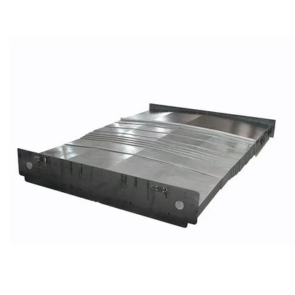 TEBAK Stainless Steel Armoured Accordion Protective CNC Bellow Cover  With Lamellas