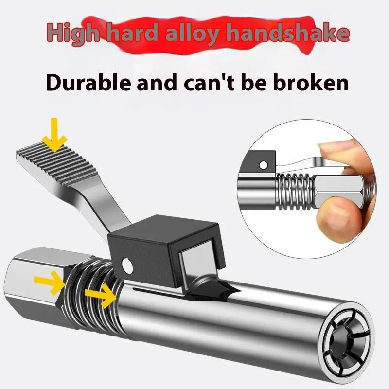 Butter Gun Nozzle Locking Clamp Type High Pressure Injection Nozzle Screw Type Double Handle Electro-pneumatic Butter Machine