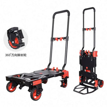 2024 Hot Sale150KG 2 in 1 Multi-funCtion Convertible Hand Truck Folding Portable Trolley Transformable and Dual-purpose Platform