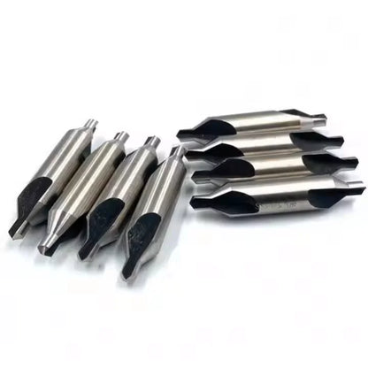 TEBAK Drills Bits for Lathe Metalworking Center Spotting HSS Countersink Self Center Combination Drill Bit Center Drill Bits