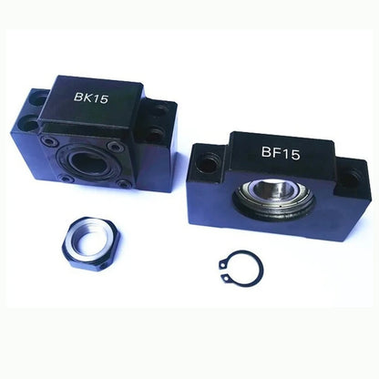 TEBAK D-03 SFU1605 SFU1604 Ballscrew Ball Screw End Support FK12 Fixed Side FF12 FK10 FK 10 FK15 FK15 FF20FK20 Floated Side