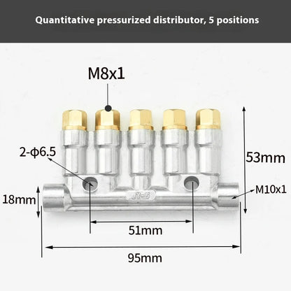 Type Quantified Decompression Thin Oil Distributor Lubrication Fitting Centralized Lubrication System