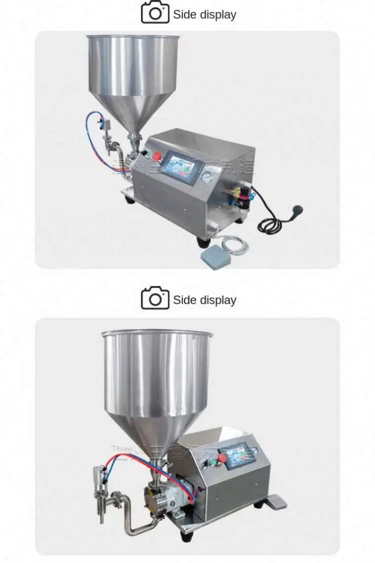 TEBAK Semi-automatic Servo Filling Machine Rotor Pump Bottle Bag Filler Peanut Butter Chocolate Cream Paste Filling Machine