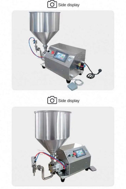 TEBAK Semi-automatic Servo Filling Machine Rotor Pump Bottle Bag Filler Peanut Butter Chocolate Cream Paste Filling Machine