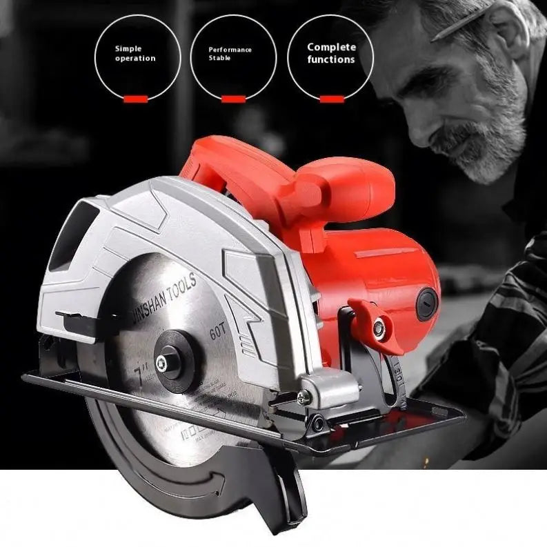 Woodworking Circular Saw Home Decoration Portable 2400w 235mm Wood Cutting for Kinds of Wood Board Circular Saw